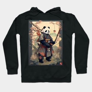 Japanese samurai panda Hoodie